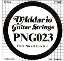 D'Addario Corda singola per chitarra elettrica in nichel puro .023