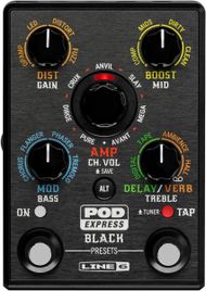 LINE6 Pod Express Black Edition Multieffetto per Chitarra