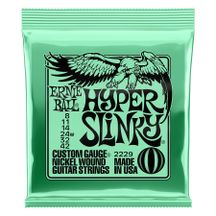 ERNIE BALL 2229 Muta di Corde Nickel Wound Hyper Slinky 8-42
