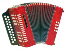 Organetto 8 bassi rosso DAM 1600-8
