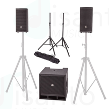 PROEL LT812A Sistema PA Attivo con 2 satelliti + Sub 800W + 2  Supporti + Cover Omaggio