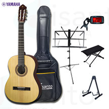 Yamaha C40 III Chitarra Classica Natural + Custodia + Accessori