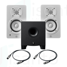 Coppia Yamaha HS3 White + Sub YAMAHA HS8S + Cavi
