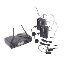EIKON WM700DH Radiomicrofono con Doppio Archetto e Doppio Microfono Lavalier
