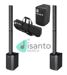 HK AUDIO Polar 8 Sistema a colonna Bluetooth e subwoofer 8" 1200W Coppia B-Stock