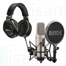 SHURE SRH440A + RODE NT2-A