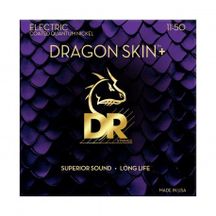 DR STRINGS Deq-11 Dragon Skin+ Muta di corde per chitarra elettrica 11-50