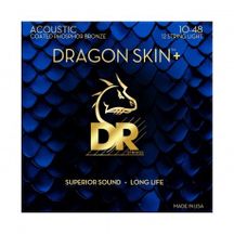 DR STRINGS Dap-10/12 Dragon Skin+ Muta di corde per chitarra acustica 10-48