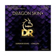 DR STRINGS Dap-11 Dragon Skin+ Muta di corde per chitarra acustica 11-50