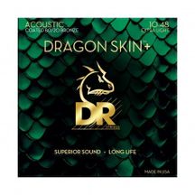 DR STRINGS Da8-10 Dragon Skin+ Muta di corde per chitarra acustica 10-48