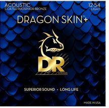 DR STRINGS Dap-12 Dragon Skin + Muta di corde per Chitarra Acustica