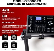 ALESIS CRIMSON III Kit Batteria Elettronica 9 pezzi