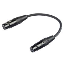 PROEL CHLP340LU015 Cavo 2x presa volante XLR 3P REAN da 0,15m