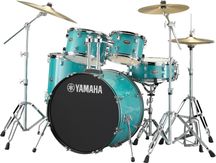 YAMAHA Rydeen Standard 22" Torquoise Glitter con Set piatti Paiste 101