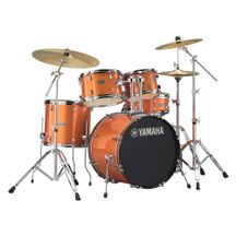 YAMAHA Rydeen Standard 22" Orange Glitter con Set piatti Paiste 101