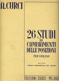 Alberto Curci - Studi Di Cambiamenti Delle Posizioni (26) per violino