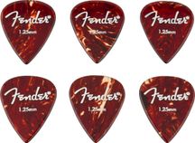 FENDER Aero Acrylic Picks 6-pezzi 1.25mm