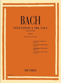 Bach - Invenzioni A 3 Voci - Edizione Senza Note In Calce - Per Pianoforte