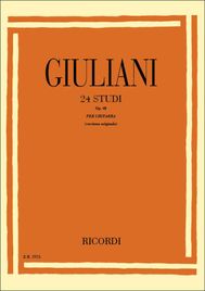Giuliani - Esercizio Per La Chitarra. 24 Studi Op. 48