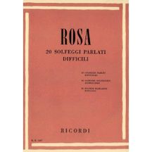 Rosa - 20 Solfeggi Parlati Difficili