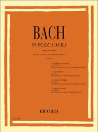 Bach - 19 pezzi facili per pianoforte