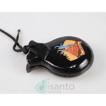 Nacchere Spagnole Nere in Legno