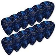 FENDER Premium Celluloid 351 Shape Picks Medium Blue Moto - Set da 12