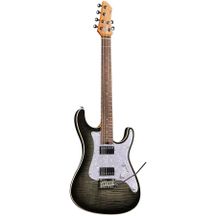 EKO Fire 400 aurora Flamed Grey Burst Chitarra Elettrica