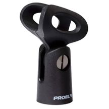 Proel APM35S Supporto piccolo in ABS per microfono (Ø min - max: 22 - 27 mm).