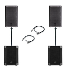 RCF ART 910A Coppia Casse 4200w + RCF 702-AS MK3 Coppia Subwoofer  1500W