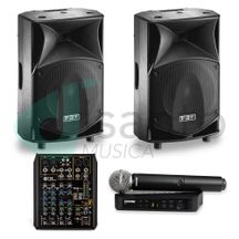 Bundle Coppia JMaxX112A + RCF F 6X + SHURE BLX24E / SM58