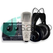 Bundle Home Recording M-AUDIO M-Track Solo+ Behringer C3 + AKG K240 MKII
