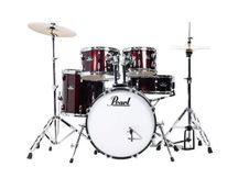 Pearl Roadshow RS505C C91 Red Wine batteria acustica completa Rossa