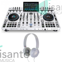 DENON DJ PRIME 4+ White Plus + Cuffie Omaggio