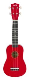 De Salvo UKSRD Ukulele Soprano Red