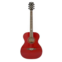 Eko NXT A100 See through red Chitarra Acustica rossa