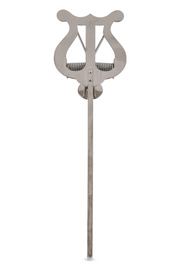 GEWA Letturino da banda, Nichelato, asta 14cm