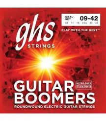 GHS GBXL BOOMERS Muta di corde per chitarra elettrica Extra Light 009-042
