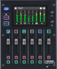 BOSS Gigcaster GCS-5 Mixer 5 Canali per podcast