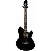 IBANEZ TCY10E BK Black High Gloss Chitarra acustica nera