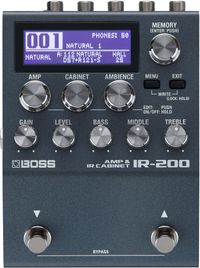 BOSS IR-200 Amp e cabinet modeler per chitarra e basso