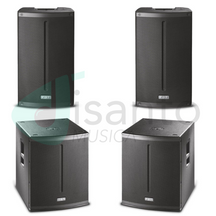 FBT X-LITE 112A Coppia Casse Attive 3000 Watt + FBT X-SUB 115SA Coppia Subwoofer Attivi 2400 Watt