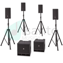 PROEL LT812A (Coppia) Sistema PA Attivo con 2 satelliti e Subwoofer 1600W