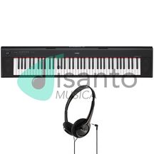 Yamaha NP32 Piaggero Black Tastiera dinamica portatile 76 tasti con cuffia omaggio