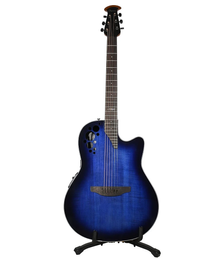 Ovation Celebrity Elite Plus Limited 2024 CE44P-BLFL-G Blue Flamed Maple Acustica Elettrificata