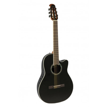 OVATION CS24C-5G-G Celebrity Standard Nylon Super Shallow Black Chitarra Classica Elettrificata