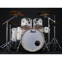 Pearl Export  EXX725SBR/C777 Slipstream White Batteria acustica con 3 piatti Sabian SBR