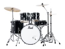 Pearl Roadshow RS525SBC/C31  Jet Black Batteria Acustica 3 con piatti Sabian e Sgabello