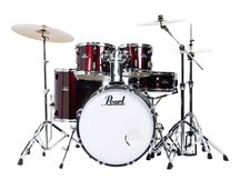 Pearl Roadshow RS525SBC/C91 Red Wine Batteria Acustica con 3 Piatti Sabian e Sgabello