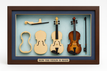 Quadro Artigianale Violino in Legno
